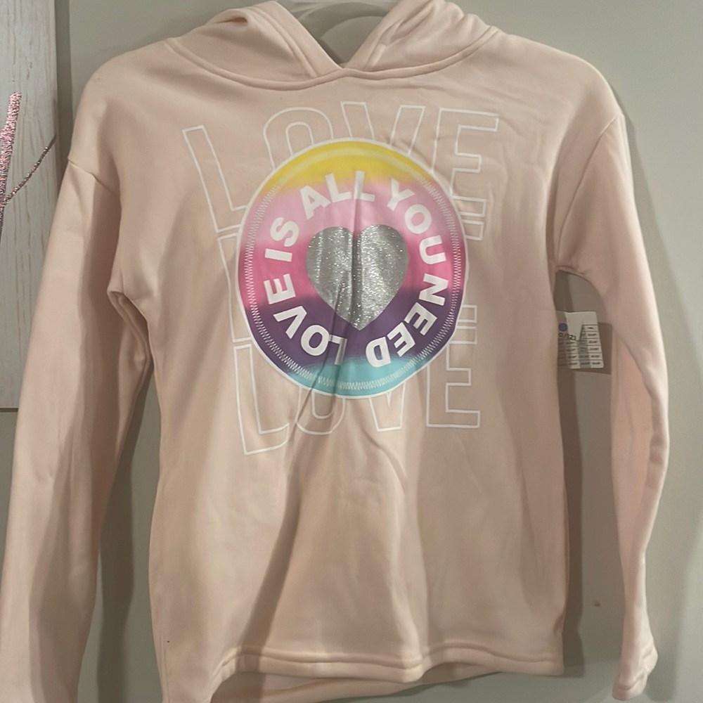 Light pink hoodie for 10-12 girls